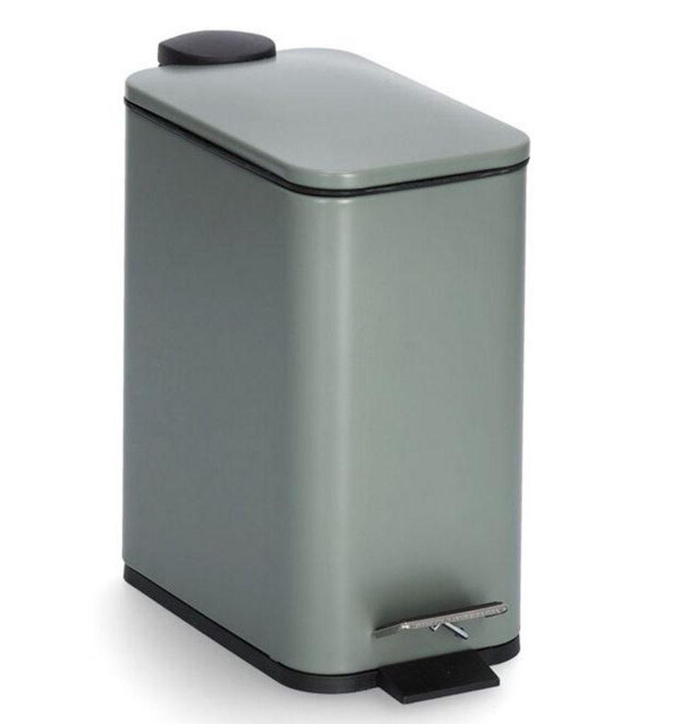 ZELLER Treteimer 5l, Kunststoff Salbei 28,3x14x29cm Produktbild 