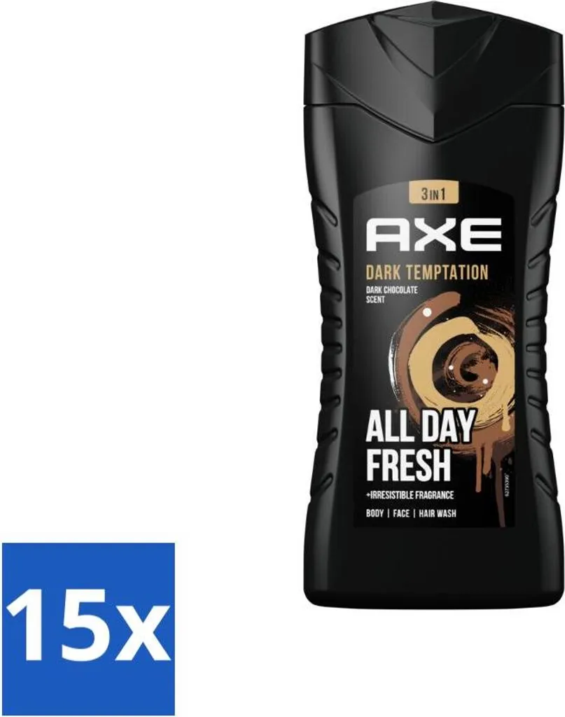 Axe Gel Doccia Dark Temptation 3in1 - Multipack 15x250ml Offerta Online