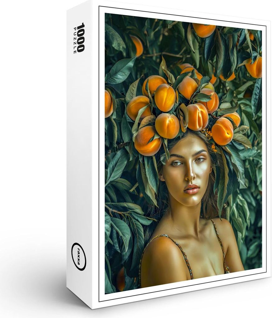 raxxa Premium-Puzzle "Peach Goddess in Greenery", 1000 Teile