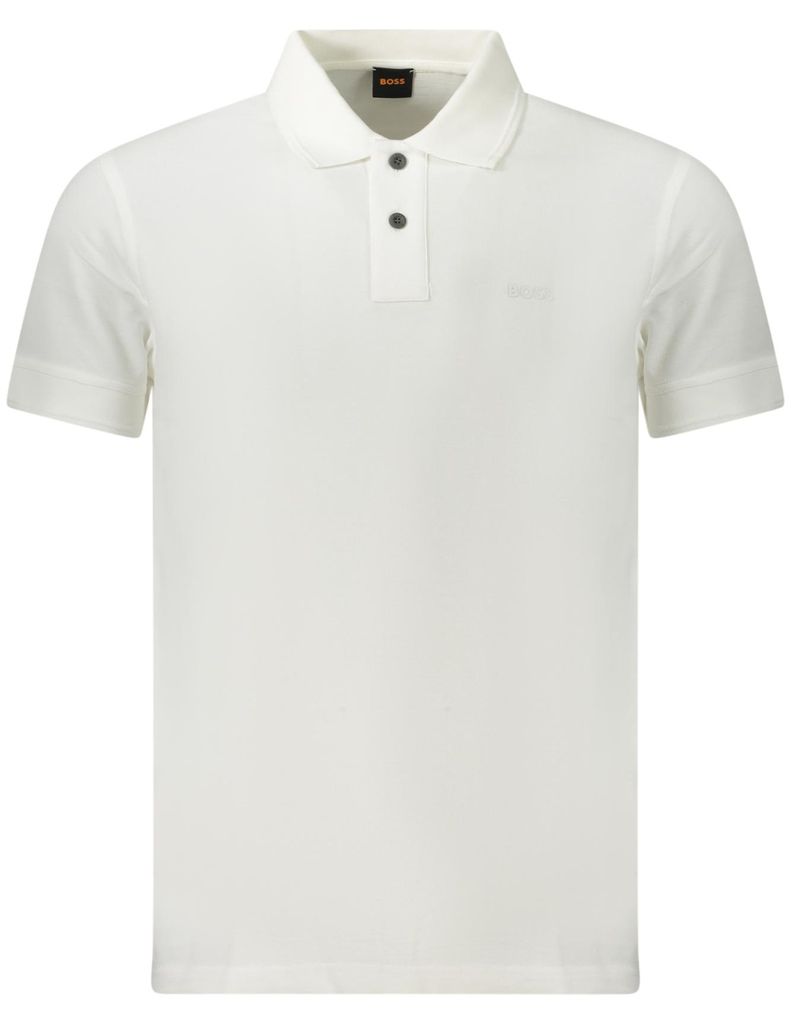 BOSS POLO KURZARM HERREN WEIß Zdjęcie produktu 