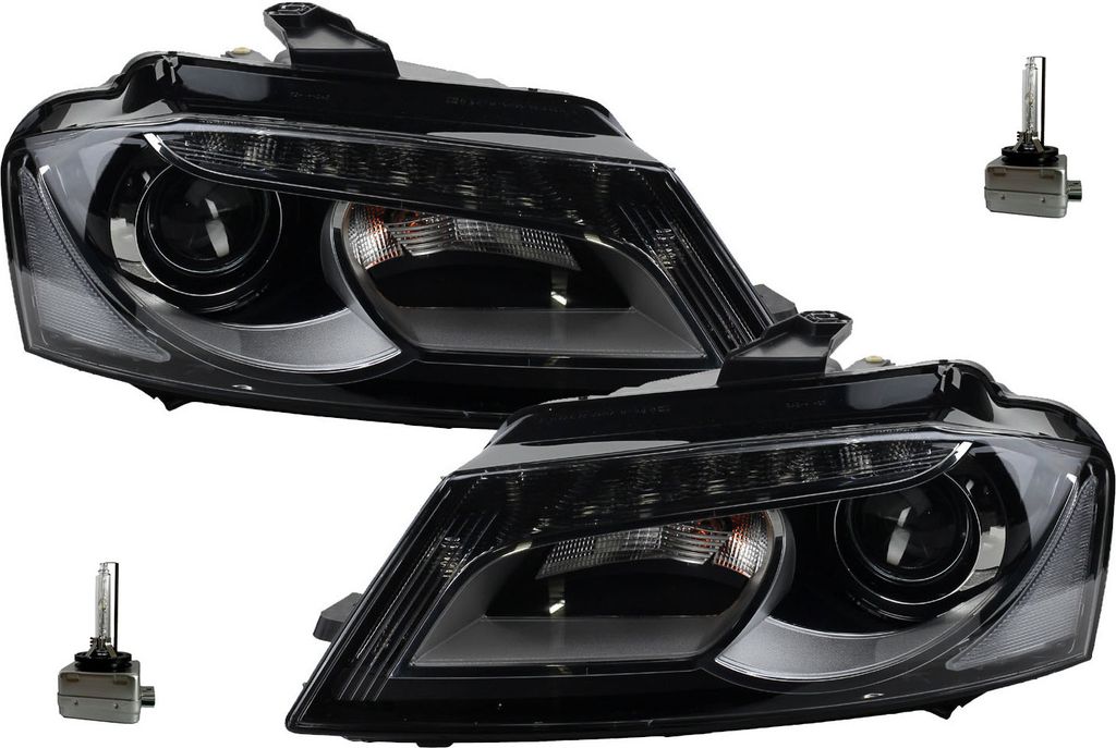 Johns, Scheinwerfer Xenon Front passend für Audi A3 8P Satz 08/ 08- mit Leuchtmittel LR 8P0941029BM 8P0941030BM