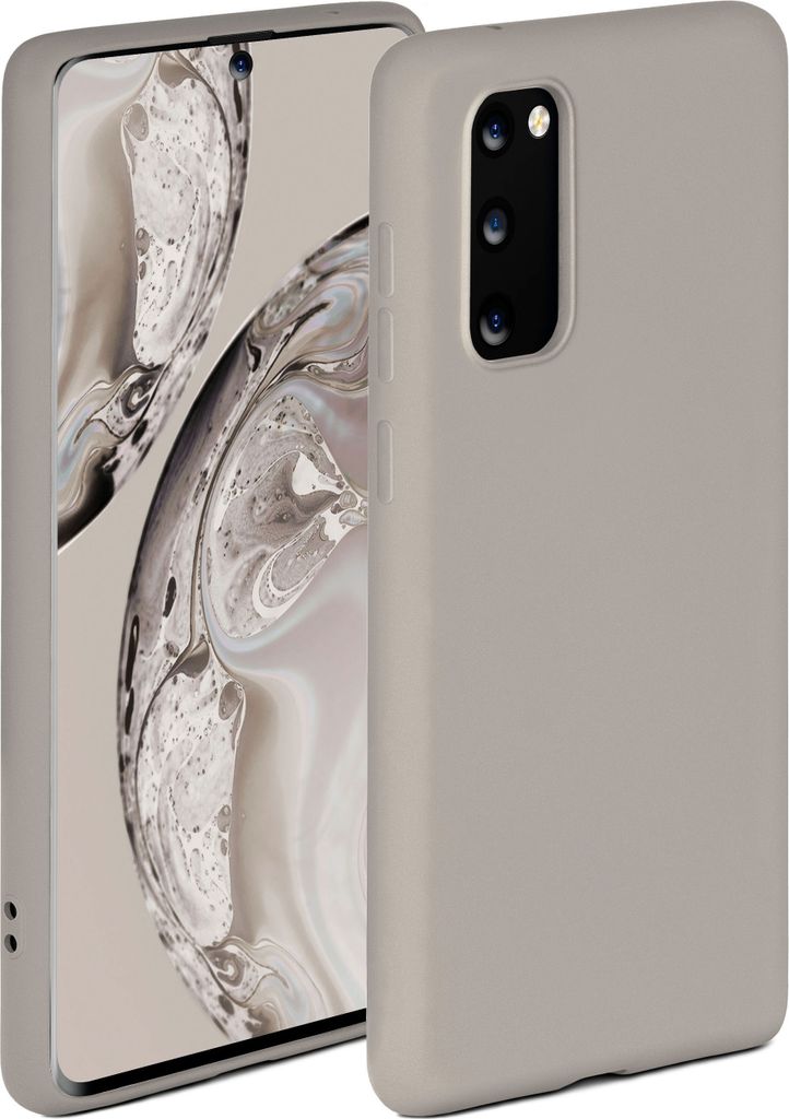 Soft-Case für Samsung Galaxy S20 / S20 5G, Farbe:Taupe Produktbild 