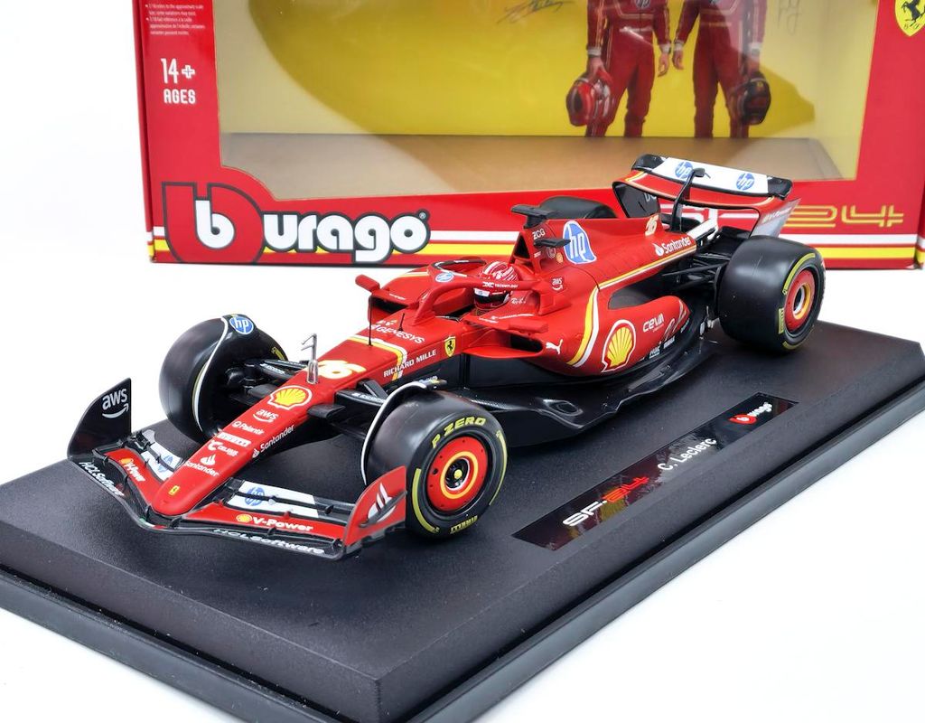 Ferrari SF-24 Nr.16 Scuderia Formule 1 Ch.Leclerc 2024 - Bburago 1:18