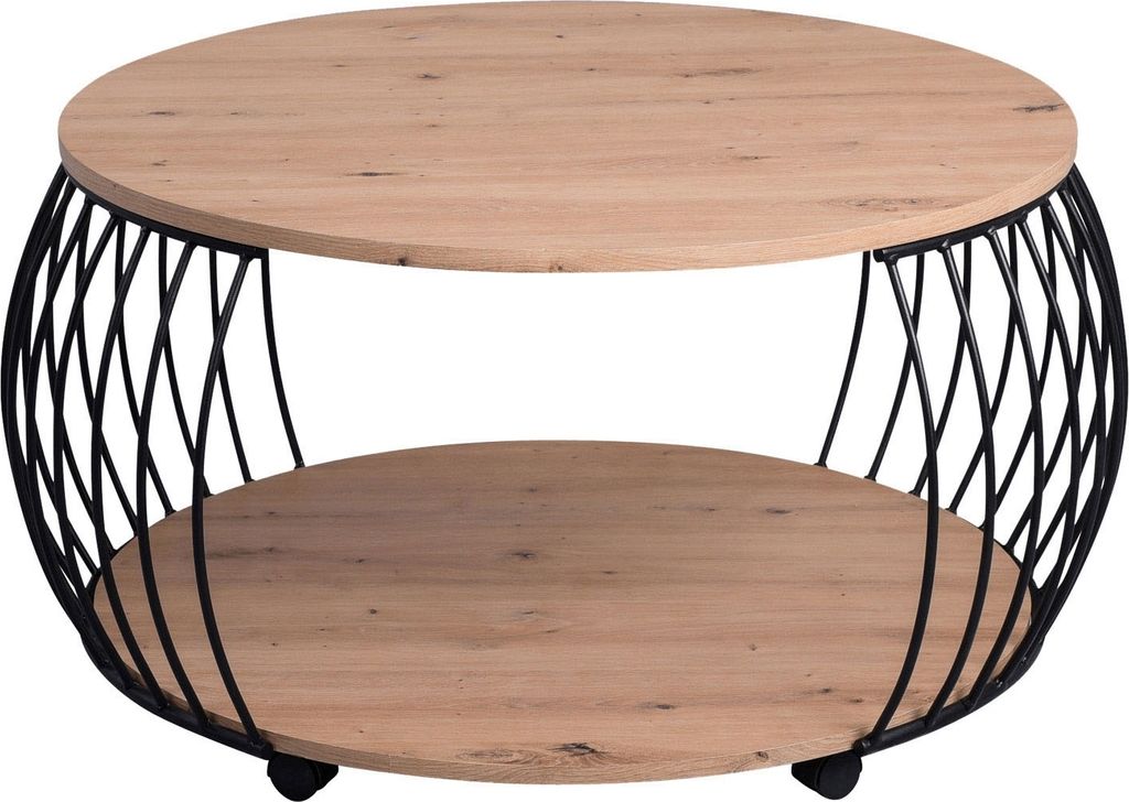 Couchtisch / Sofatisch Peking 2 in Artisaneiche - MDF, Produktbild 3