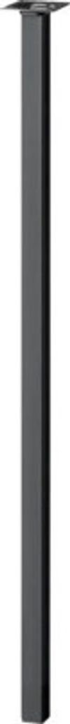 Tarrox Tischbein vierkant 25 x 25 x 900 mm, schwarz Produktbild 