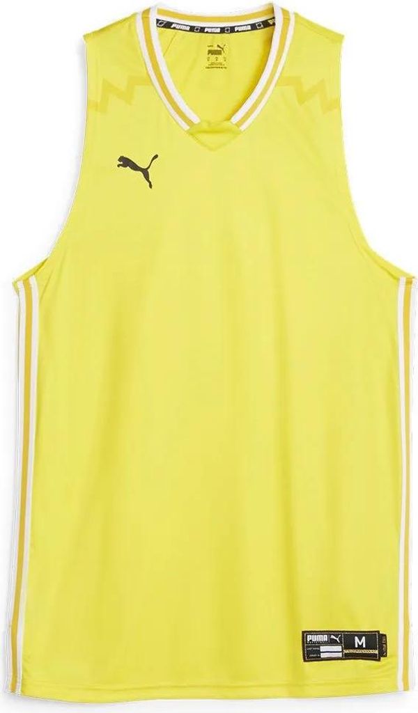 Puma Hoops Team Game ärmelloses T-shirt Gelb L Herren,Damen Gelb L