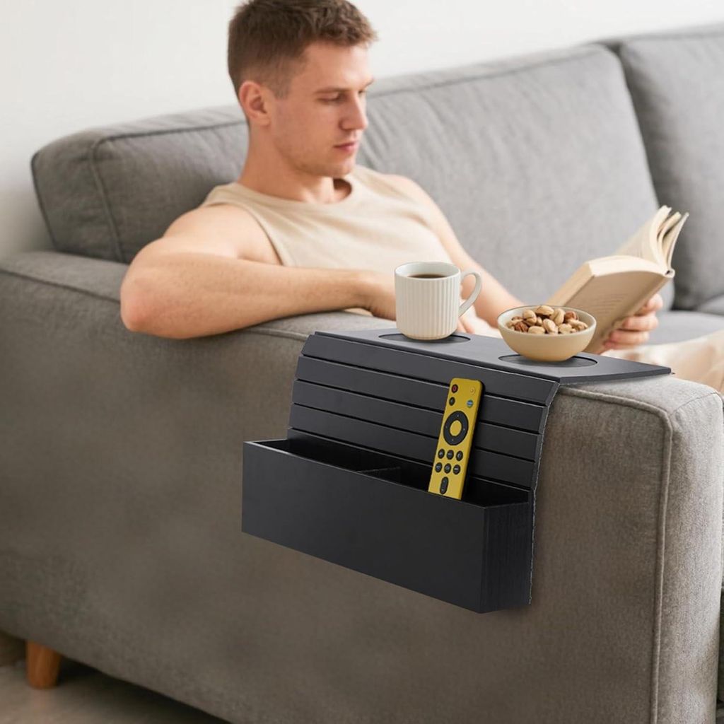 Faltbares Sofa-Tablett - Rutschfest - Hochwertiges Bambus - 1 Stück