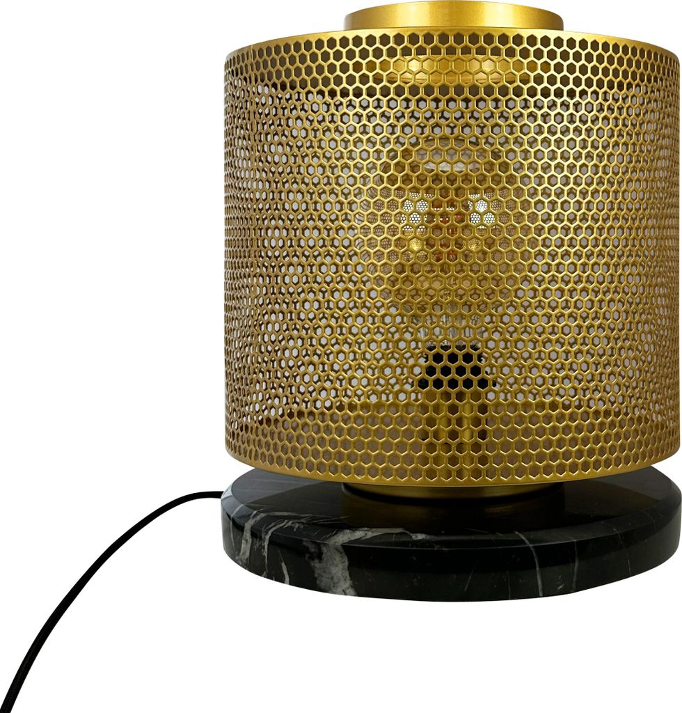 Stehlampe Stehleuchte Standleuchte standlampe Bodenlampe Leseleuchte Innenbeleuchtung Nantes Messing, Marmorsockel