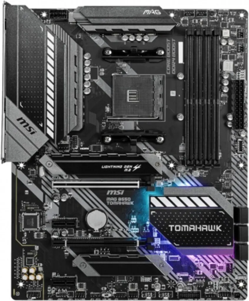 Carte mère gaming MSI MAG B550 TOMAHAWK pour PC de streaming et montage