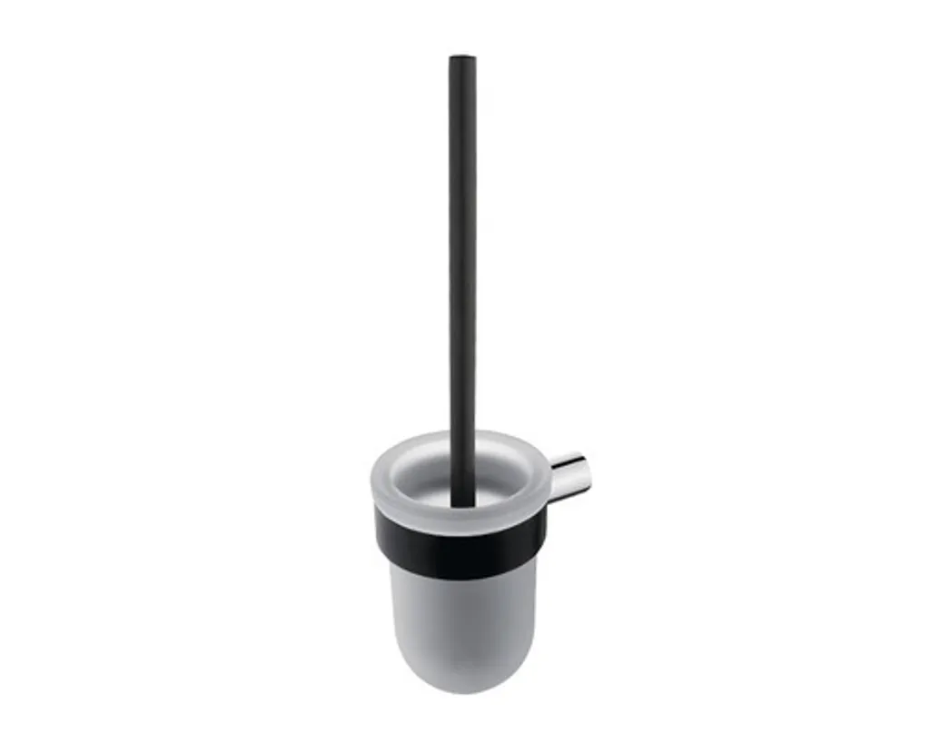 Offerta Nimco Nava NA 28094WN-b Set Scopino WC Nero Parete