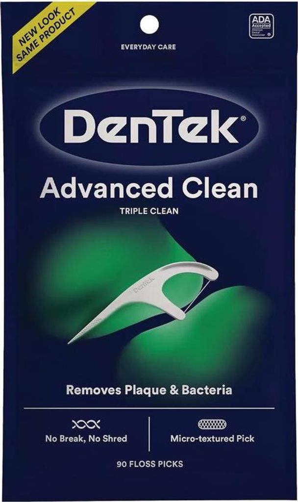 Dentek | Zahnstocher mit Fluor - 90 Stück - Mint - Produktbild 