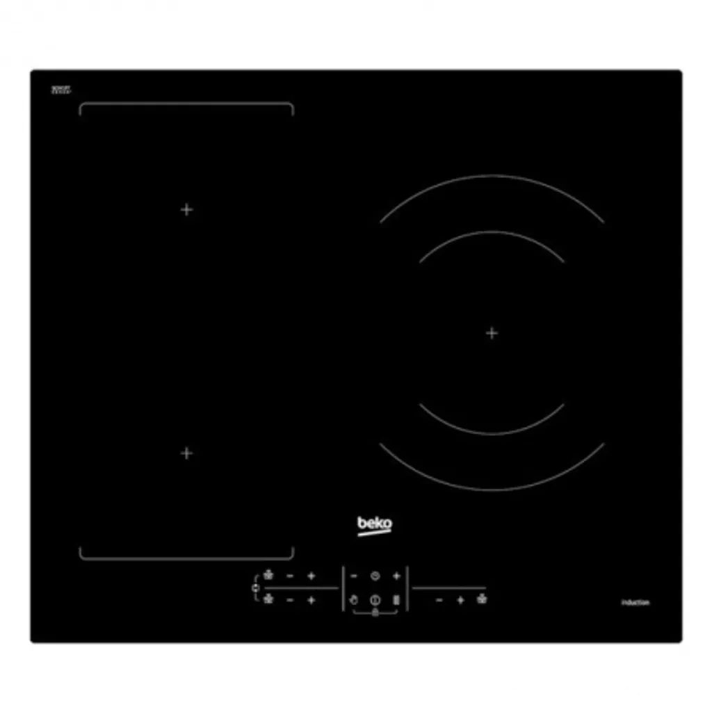 Plaque de cuisson induction 3 feux BEKO HII63201FMT encastrable 60 cm