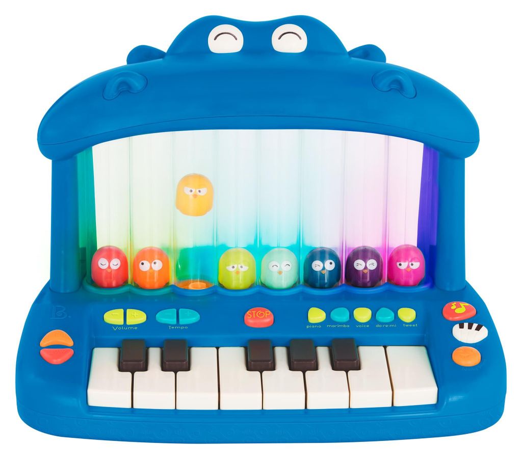 B. toys Hippo Pop: Speelgoed-piano met lichtjes en Productafbeelding 