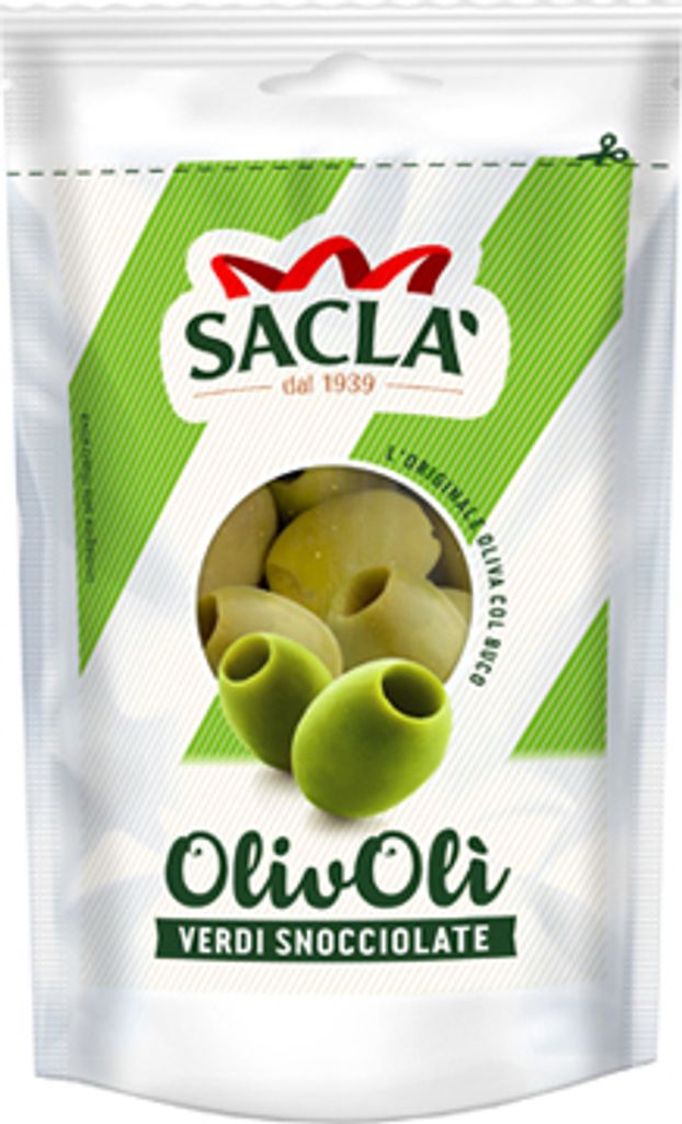Oliven Snocciolat 185g - Sacla Produktbild 