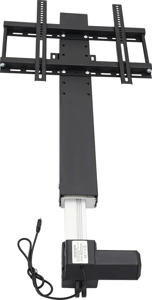 Dites Adieu au Mal de Cou avec ce Support TV Réglable en Hauteur Noir