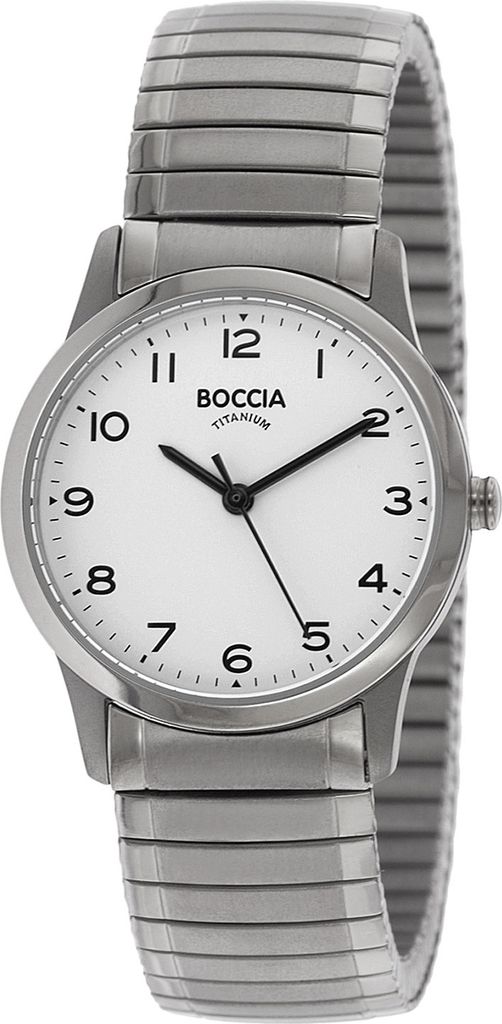 Boccia Titanium 3287-01 Uhr Damenuhr Titan silber
