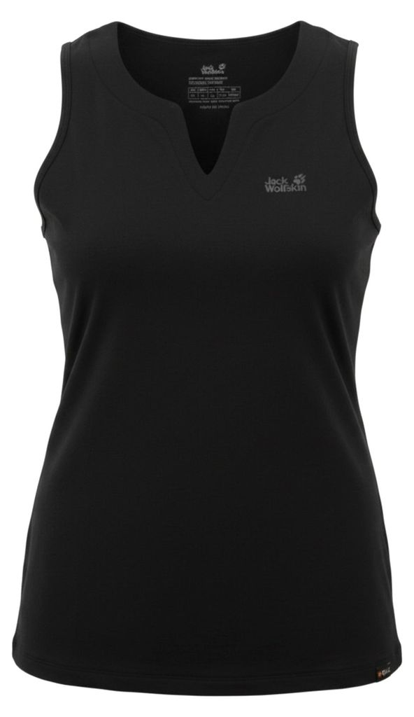 Jack Wolfskin Basic Top W Black Größe M