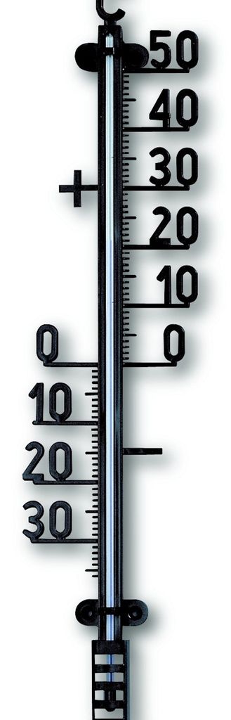 TFA-DOSTMANN Zier-Thermometer Kunststoff, schwarz42 cm Produktbild 