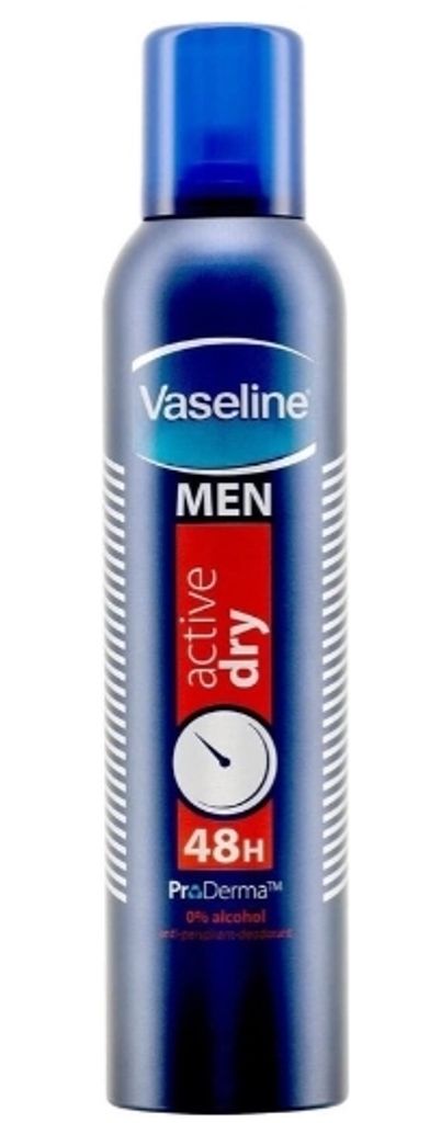 Vaseline Deospray Men – Active Dry 250 ml Produktbild 