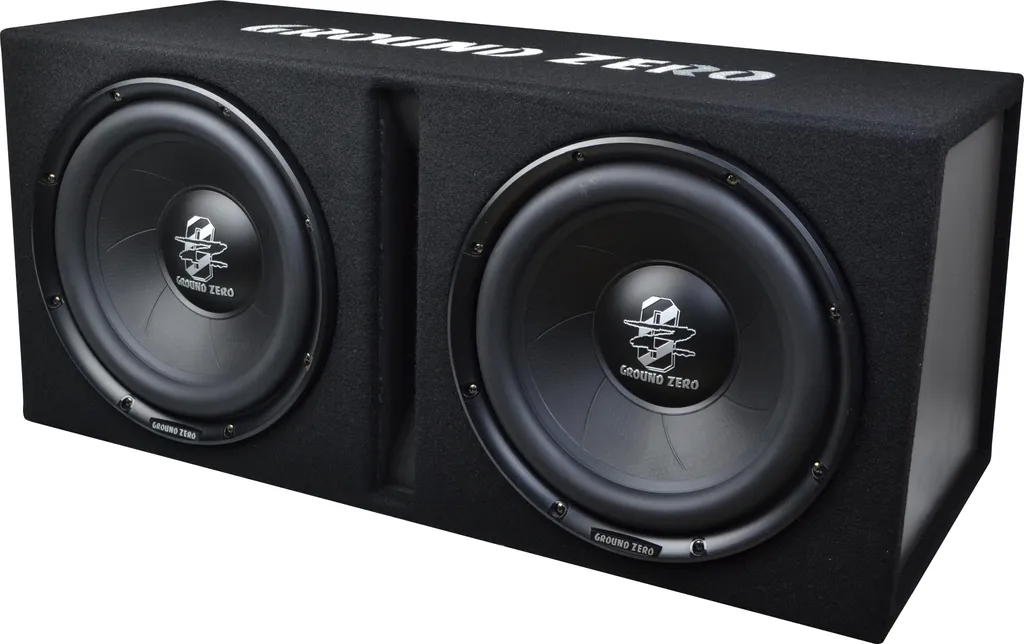 Double Caisson de Basse GZIB 2.30BR Reflex pour Sono Voiture Performance