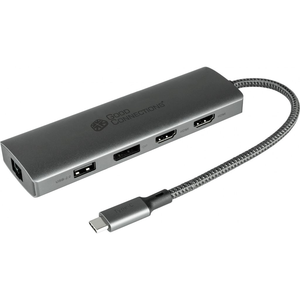 Good Connections USB-C-Hub (10-Port) anthrazit