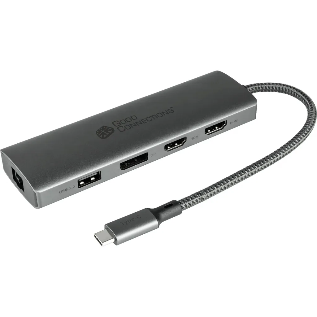 Station d'accueil Hub USB-C 10 Ports - Réplicateur de ports Anthracite