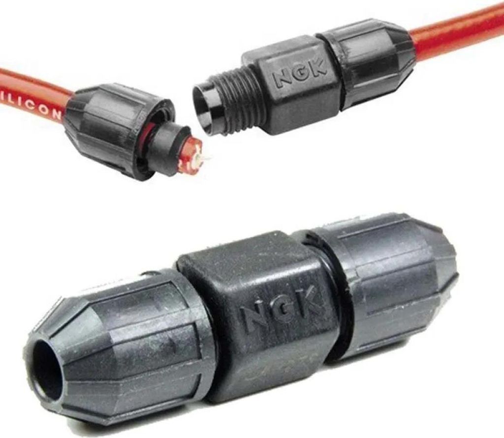 Ngk J1 Conector Zündkerzenabdeckungen Silber Silber One Size