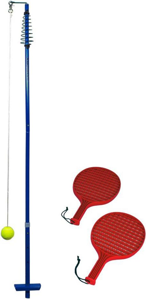 Sandora 25010 Circletennis - Twistball - 3-teilig blau/rot