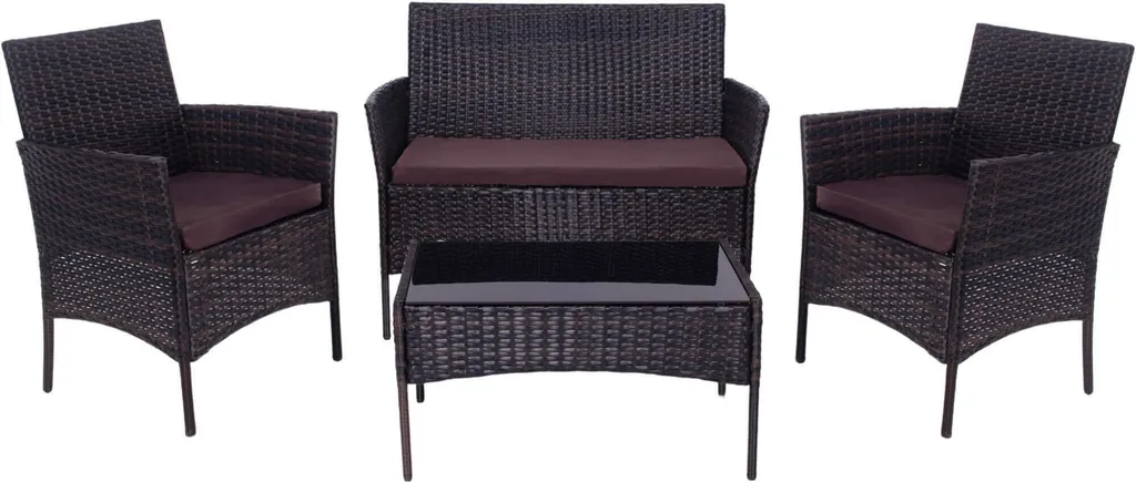 Aménagez votre Petit Balcon avec ce Salon de Jardin Compact et Design