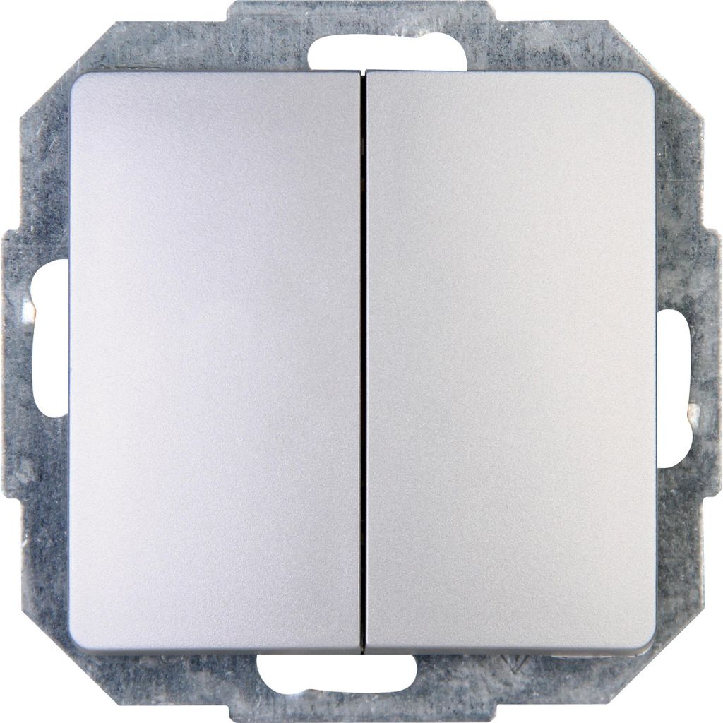 Kopp 650520088 Serienschalter Paris silber Produktbild 