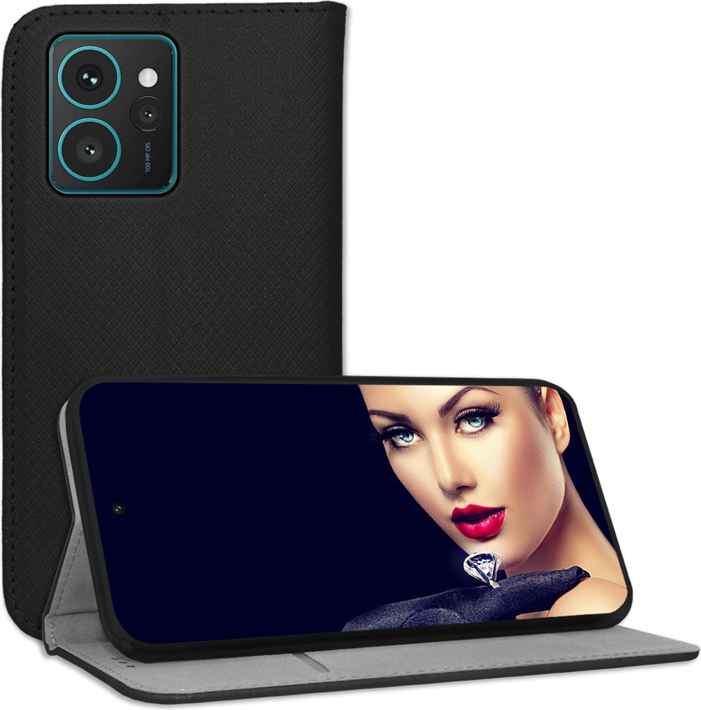 Bookstyle Schutzhülle Klapphülle Schutztasche Etui Cover für HMD Skyline - Schwarz