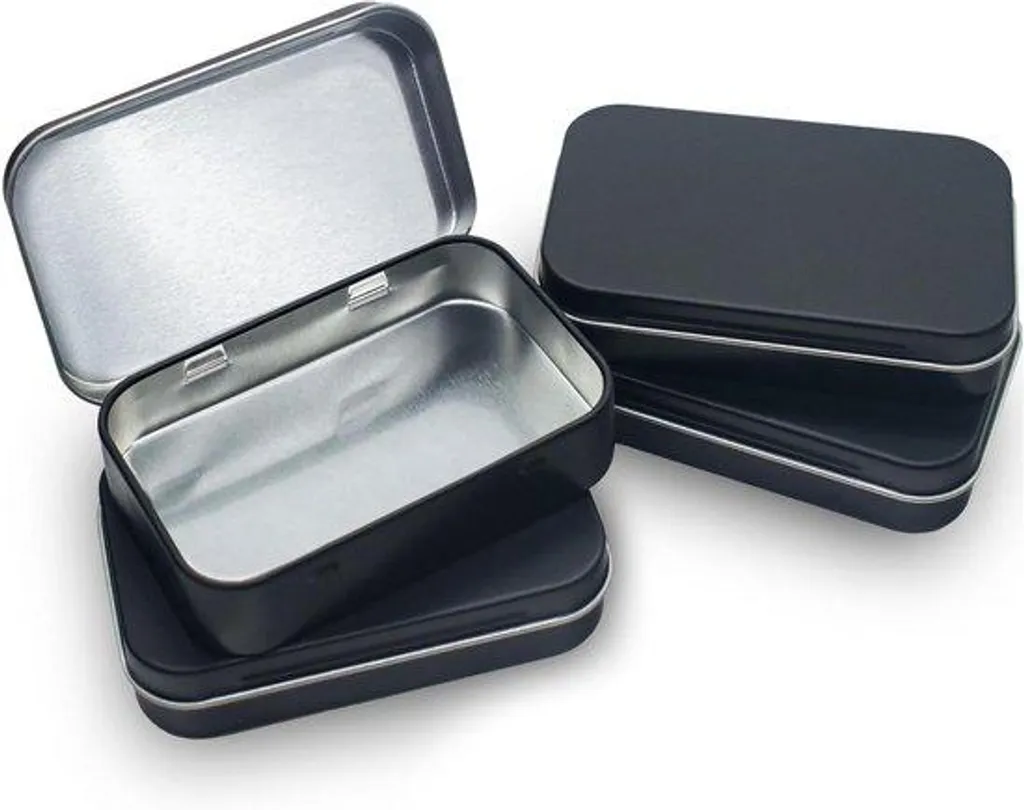 Boîte Métal Argenté 95 mm Robuste et Compacte avec Fermeture Sécurisée