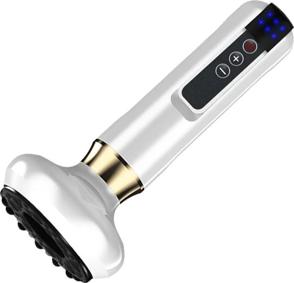 Gua Sha Elettrico Ricaricabile Bianco 6 Livelli: Effetto Lifting Corpo - 3