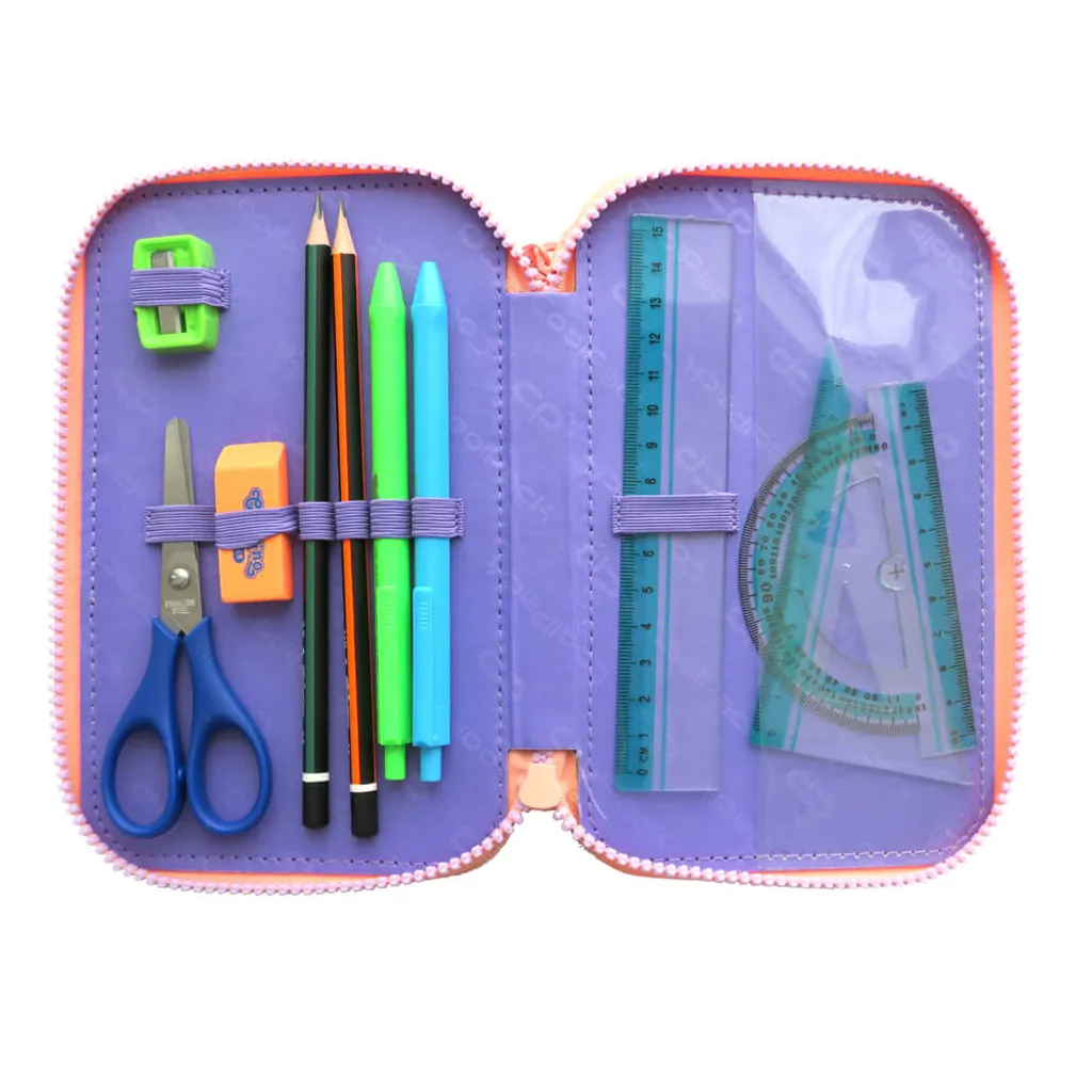 Trousse de Rentrée Coolpack Jumper 3 Triple Compartiment Gradient Berry - 6
