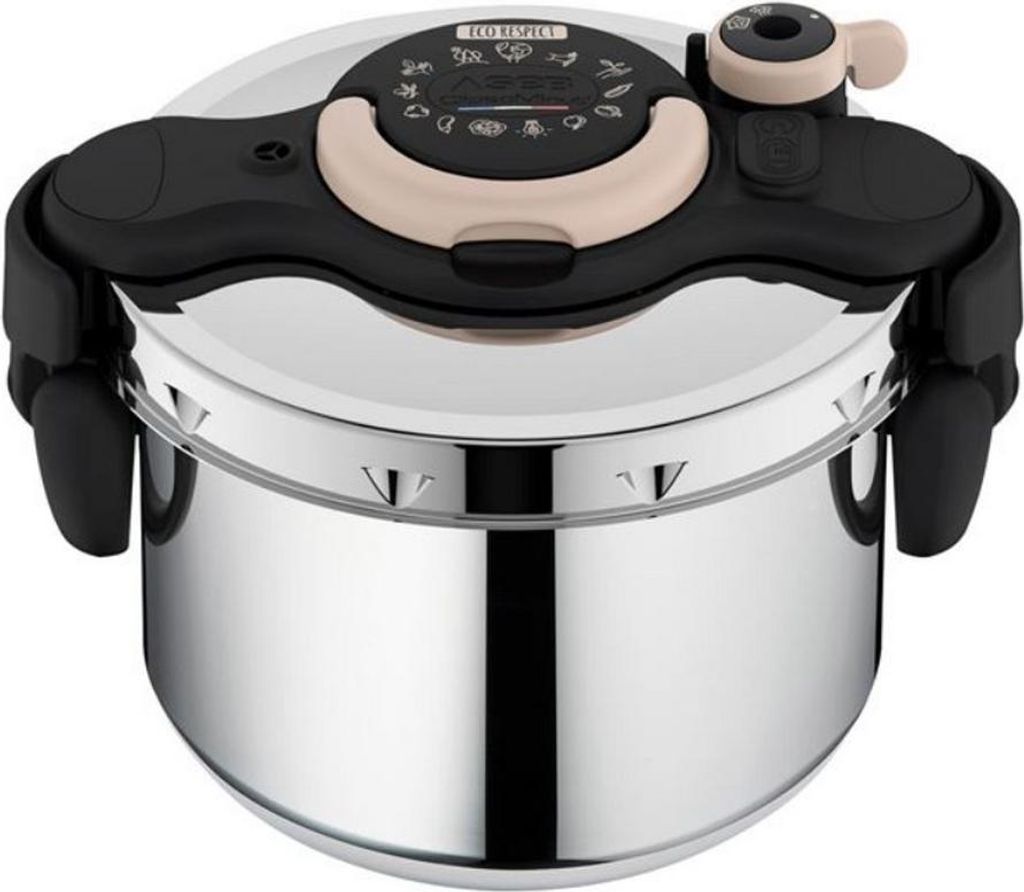 6l schnellkochtopf aus edelstahl Seb P4900731