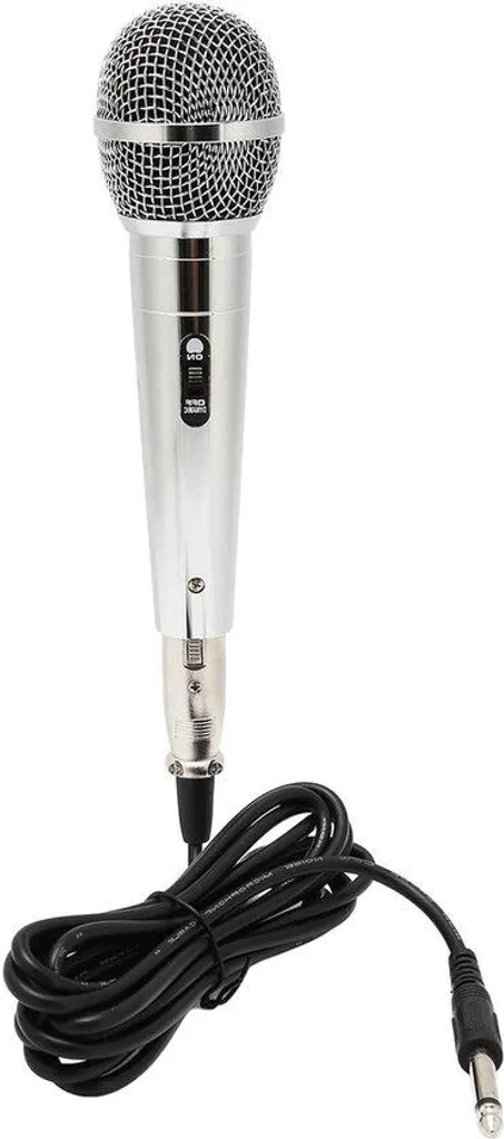 Microphone dynamique anti-larsen avec câble 30m pour grands espaces