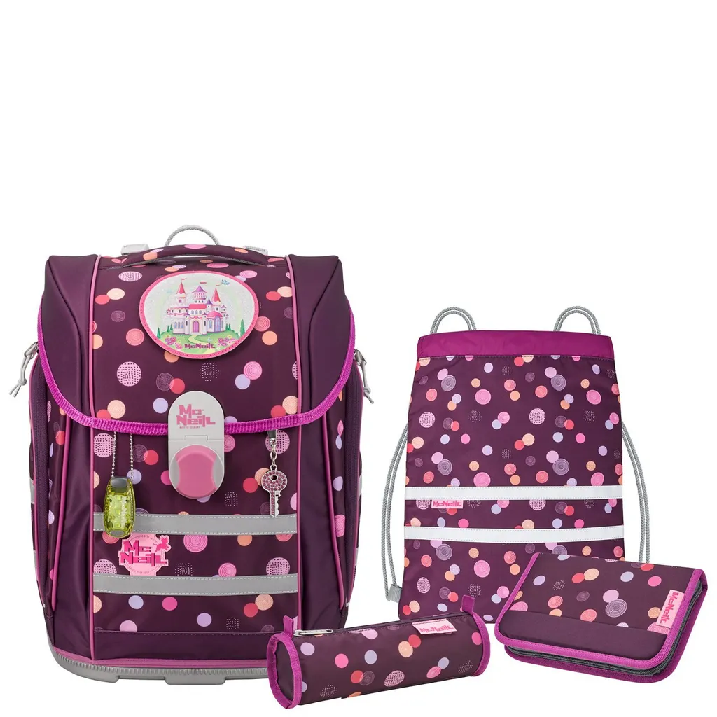 Sac d'école McNeill McLight 2 ultra léger et ergonomique en 6 pièces