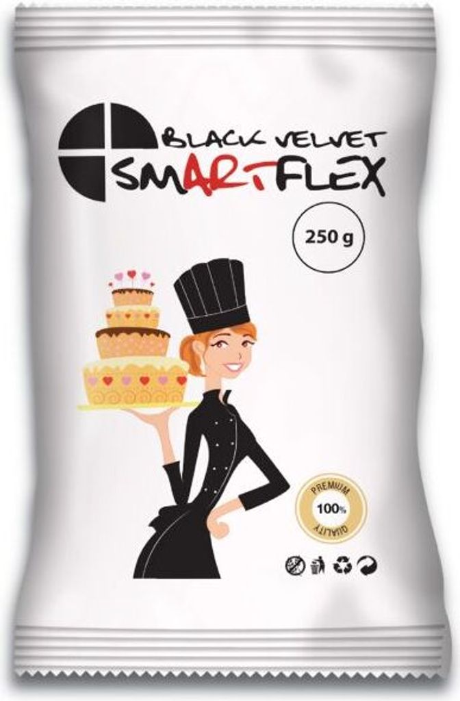 SmartFlex Fondant Schwarz Velvet 250g