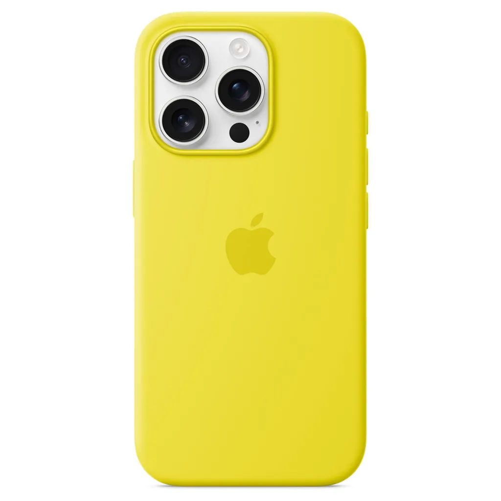 Apple Custodia MagSafe in silicone per iPhone 16 Pro - Giallo carambola