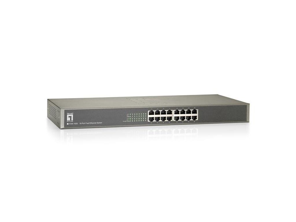 Level One FSW-1650 19 16-Port 10/100Mbps Switch