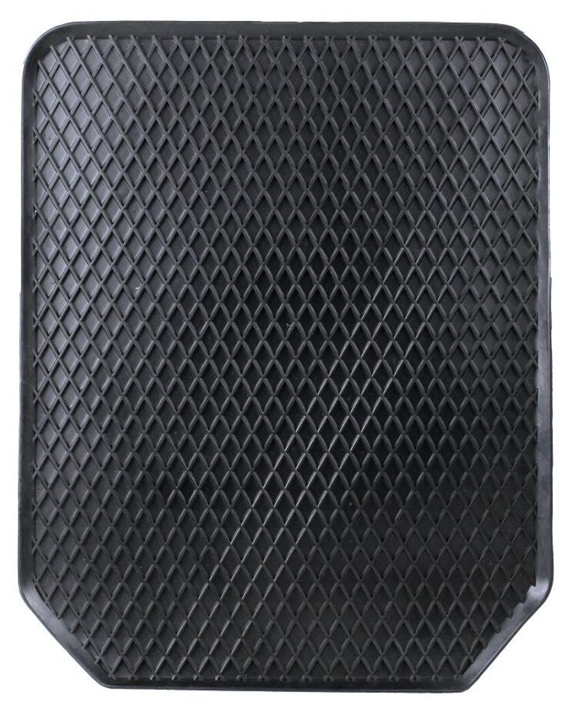 alca® Schalenmatte aus Gummi mit Rand, 56x45 cm schwarz Produktbild 