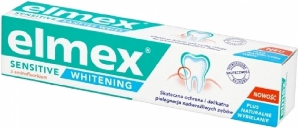 Elmex Voorzichtig Witte Tuinier Tandpasta, effectief, 75 ml Productafbeelding 