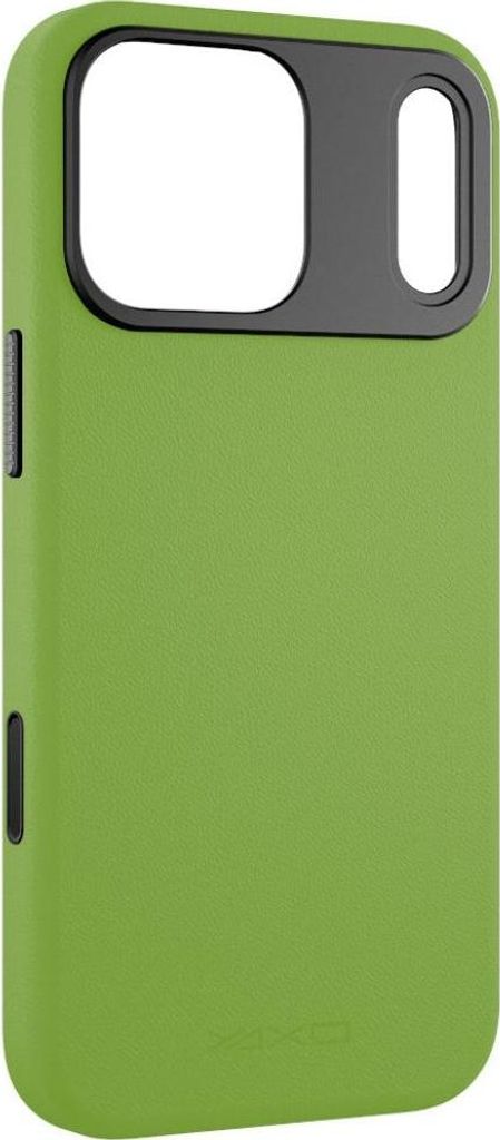 Handyhülle für iPhone 17 Pro Max, YAXO Leather Gear Slim Case MagSafe, Grün
