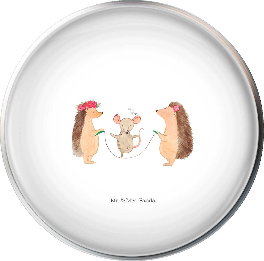 Mr. & Mrs. Panda Abfluss-Stopfen Igel Seilhüpfen - Weiß - Geschenk, Kindergarten, Maus, Seilspringen, Waschbecken-Stopfen, Ablaufgarnitur, waschb...