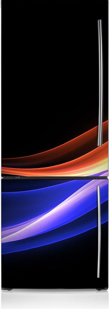 Dekoration Kühlschrank Aufkleber Magnete Küche Kühlschrankmagnete 70x190 cm - Strahlen