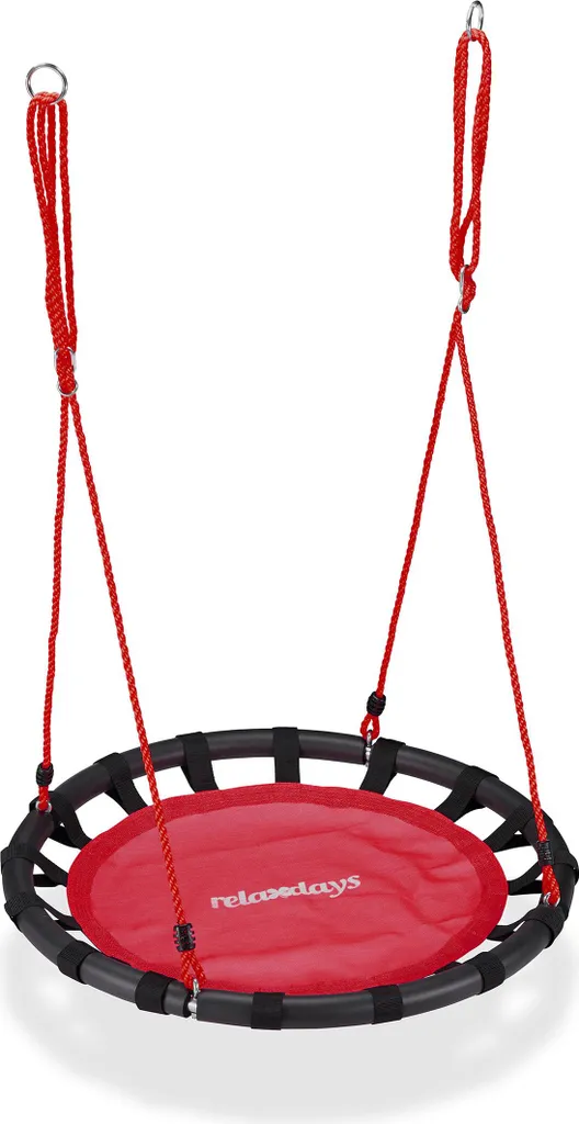 Recensione Altalena Nido Relaxdays 10026651_47 Rossa - Ø 80 cm