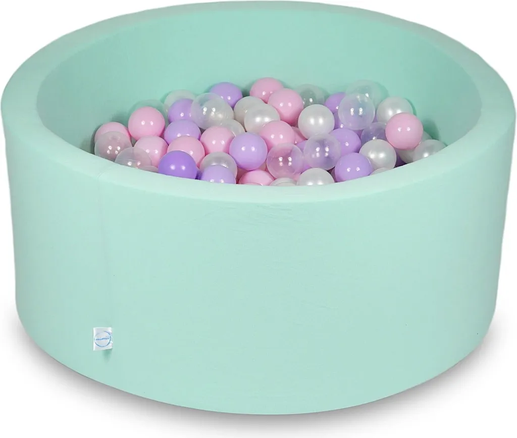 Piscine à balles en mousse lavable pour aire de jeu intérieure propre