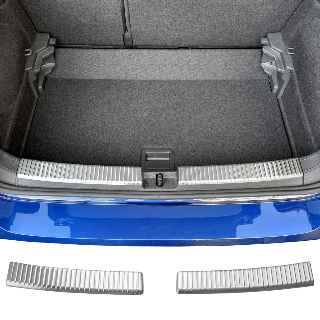 Protection seuil de chargement VW T-Cross C11 dès 2018 en acier brossé