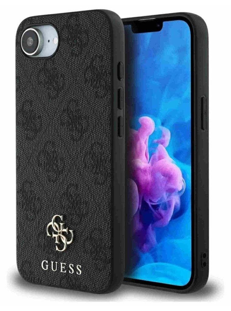 Guess Polyurethan4G Small Metal Logo MagSafe Hülle für Produktbild 