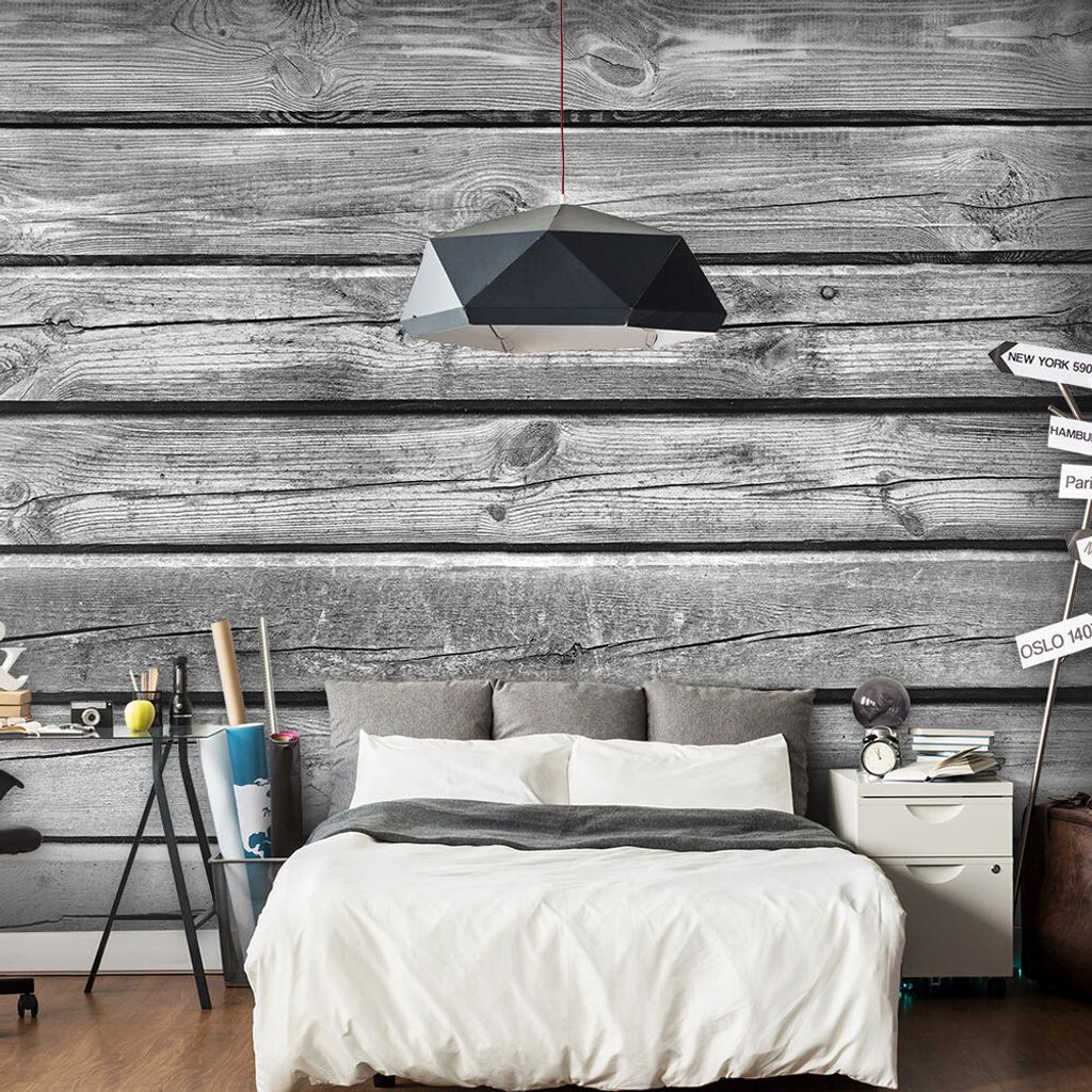 Basera Selbstklebende Fototapete Holzmotiv f-A-0440-a-d, mit UV-Schutz, 294x210 cm